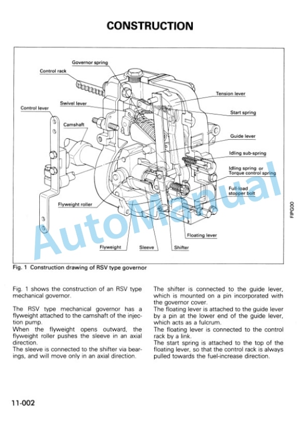 Komatsu Component of Engine Shop Manual SEBM040401-4