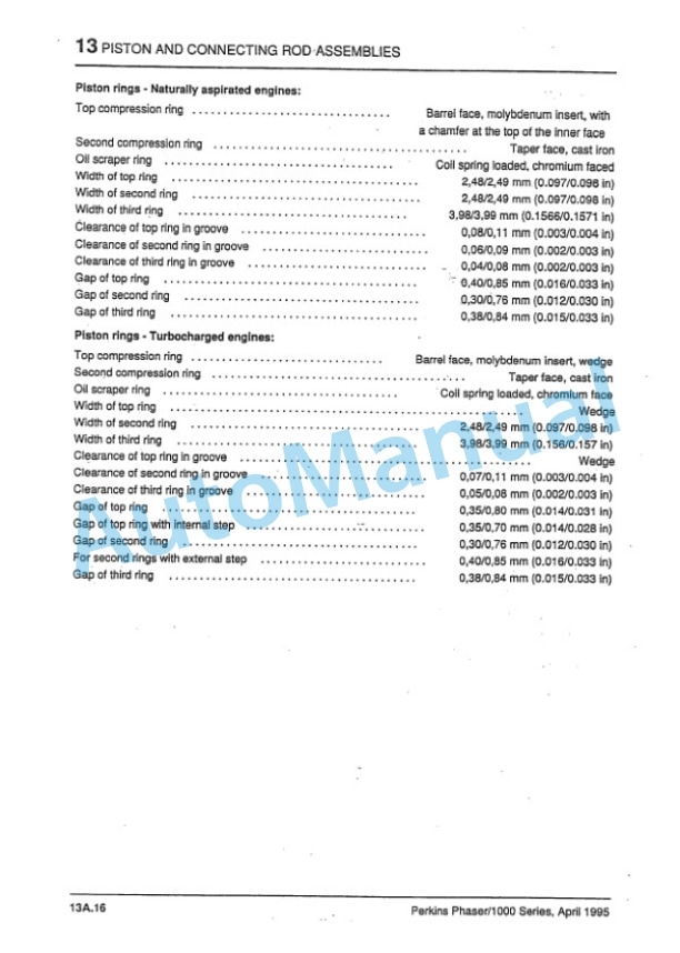 Komatsu CX, DX20, EX Perkins Engine Shop Manual BEE06EZ-01-2