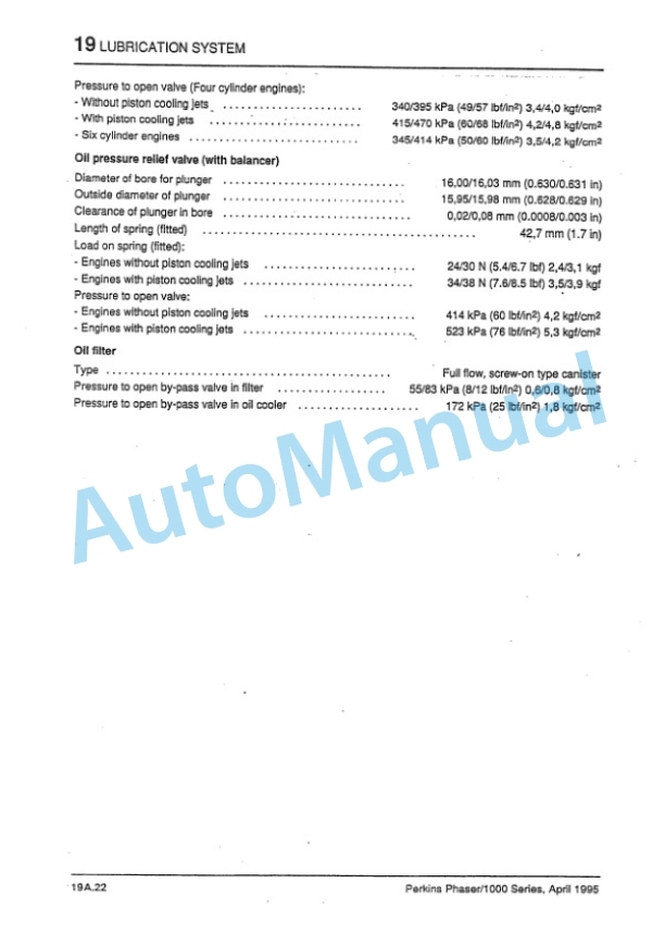 Komatsu CX, DX20, EX Perkins Engine Shop Manual BEE06EZ-01-4