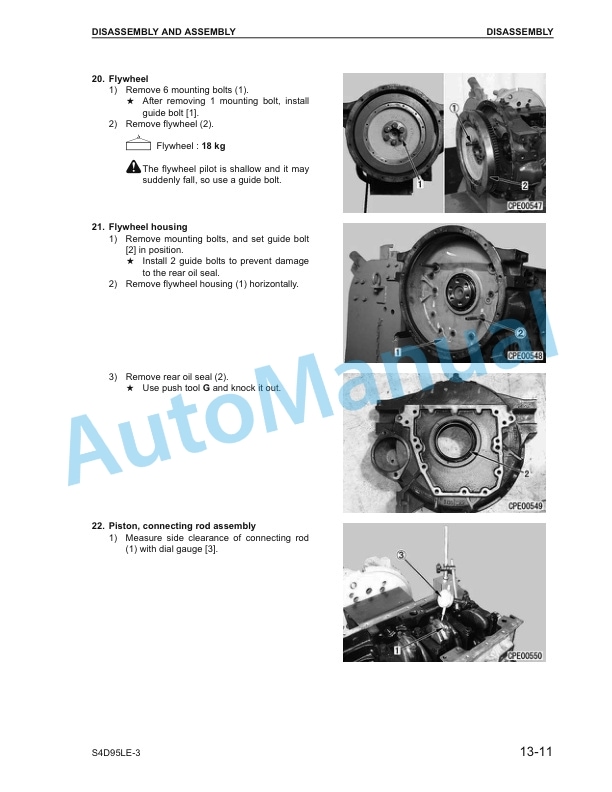Komatsu CX50 Forklift Truck EPA Tier 2 Compliant Service Manual SM206-5