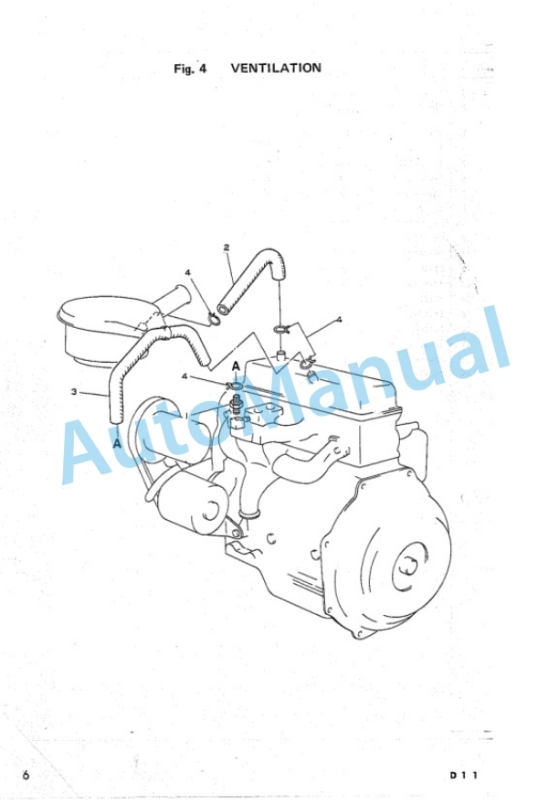 Komatsu D11PU.144 Gasoline Engine Parts Manual D11PU.144-PE1-2