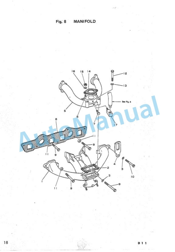Komatsu D11PU.144 Gasoline Engine Parts Manual D11PU.144-PE1-3