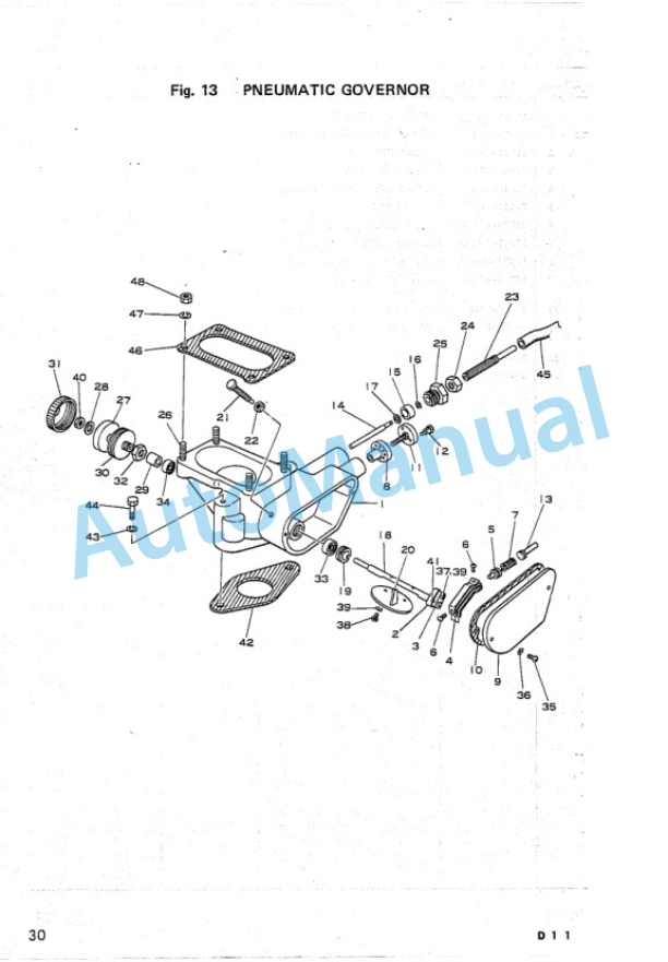 Komatsu D11PU.144 Gasoline Engine Parts Manual D11PU.144-PE1-4