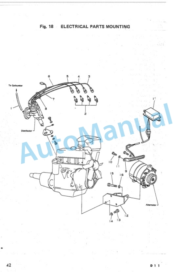 Komatsu D11PU.144 Gasoline Engine Parts Manual D11PU.144-PE1-5