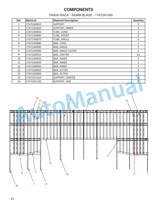 Komatsu D155-7 Waste Handler Dozer Parts Manual CEAP000800-5
