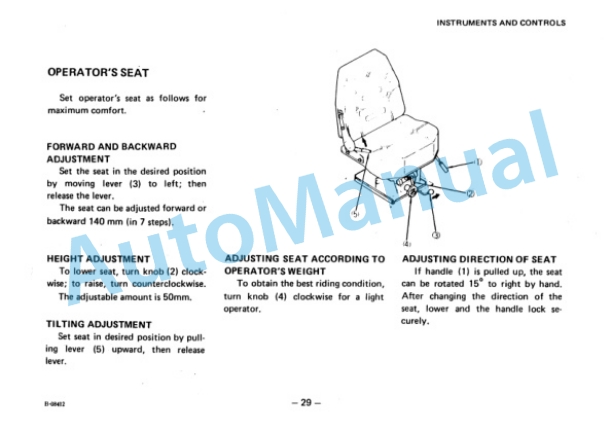 Komatsu D155A-1 Operation and Maintenance Manual SEAM175A07-2
