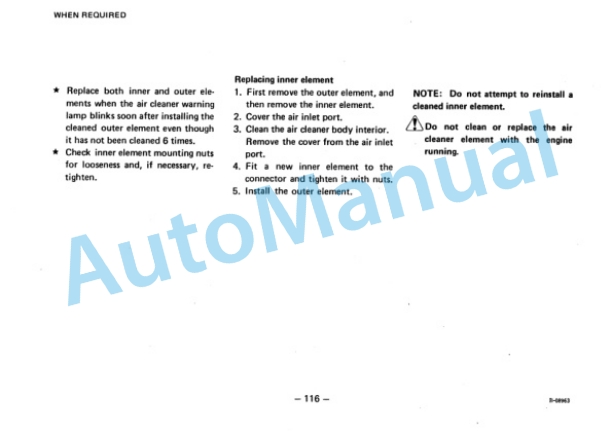 Komatsu D155A-1 Operation and Maintenance Manual SEAM175A07-5