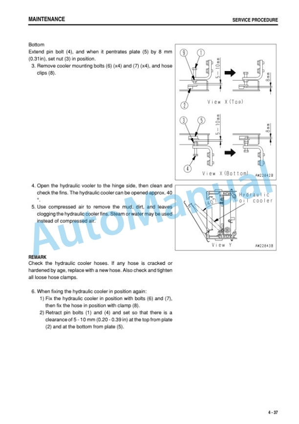 Komatsu D155A-5 Bull Dozer Operation and Maintenance Manual PEN00167-07-5