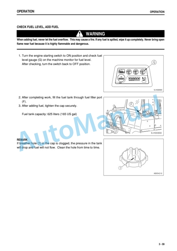 Komatsu D155A-5 Bull Dozer Operation and Maintenance Manual PEN00795-03-3