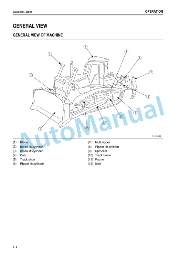 Komatsu D155A-5 Bull Dozer Operation and Maintenance Manual PEN01308-03-2