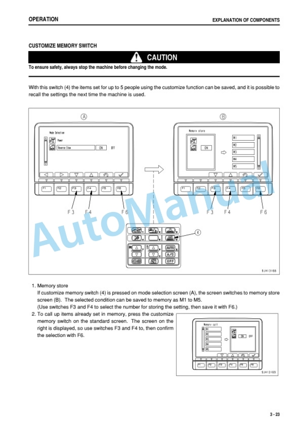 Komatsu D155A-6 Bull Dozer Operation and Maintenance Manual PEN01482-06-2