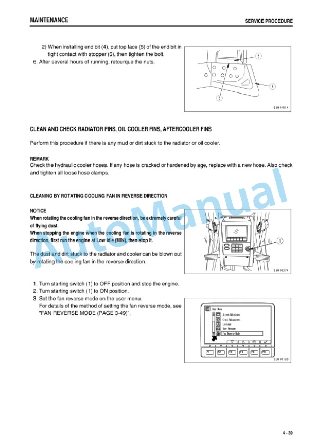 Komatsu D155A-6 Bull Dozer Operation and Maintenance Manual PEN01482-06-5