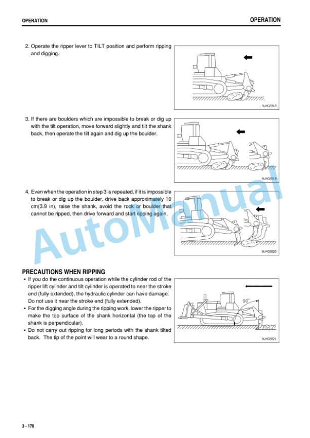Komatsu D155A-6 Bull Dozer Operation and Maintenance Manual PEN01483-06-4