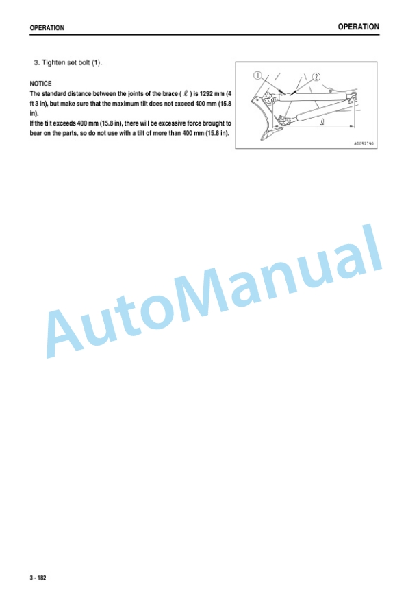 Komatsu D155AX-6 Bull Dozer Operation and Maintenance Manual PEN00679-10-4