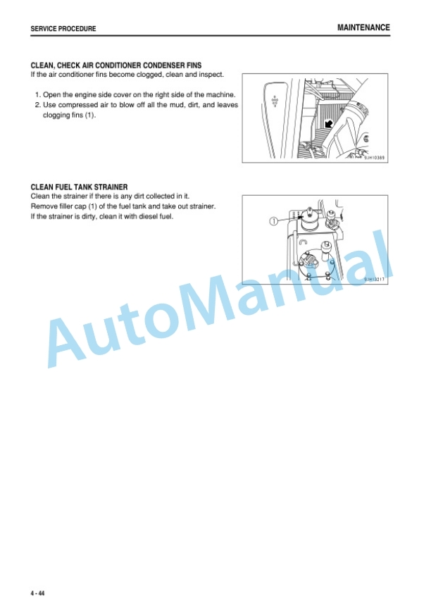 Komatsu D155AX-6 Bull Dozer Operation and Maintenance Manual PEN01486-06-5