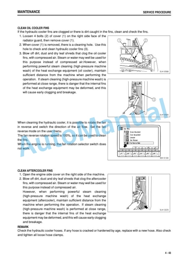 Komatsu D155AX-6 Bull Dozer Operation and Maintenance Manual PEN01487-07-5