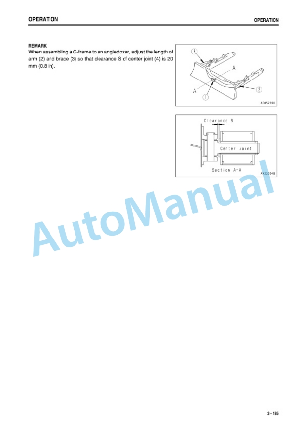 Komatsu D155AX-6 Bull Dozer Operation and Maintenance Manual PEN01764-02-4
