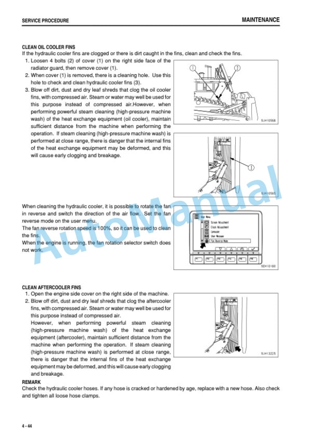 Komatsu D155AX-6 Bull Dozer Operation and Maintenance Manual PEN01764-02-5