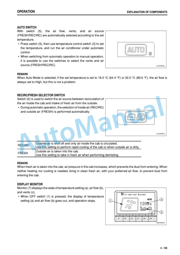 Komatsu D155AX-6 Bull Dozer Operation and Maintenance Manual TEN00972-06-3