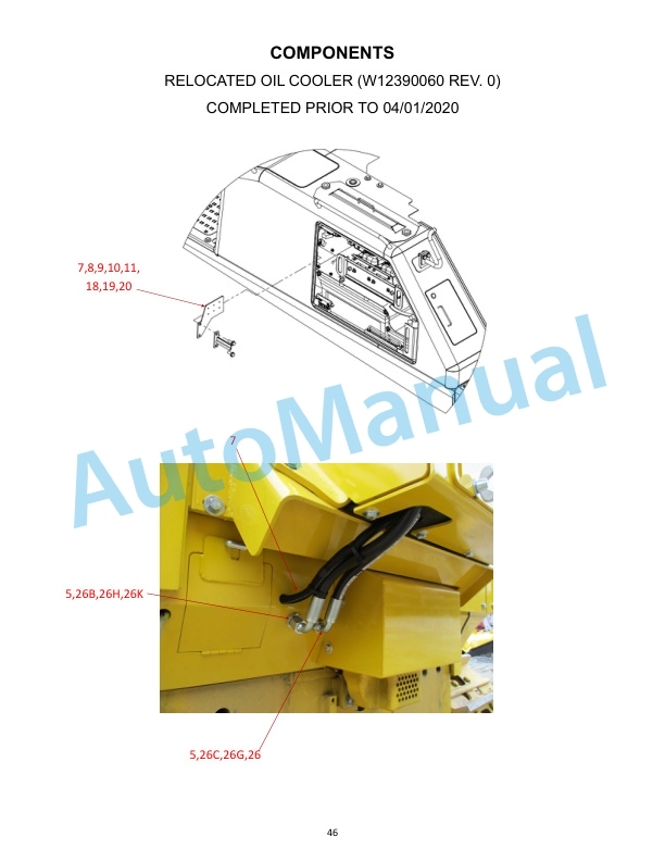 Komatsu D155AX-8 Waste Handler Dozer Parts Manual W12CLD1558002-4