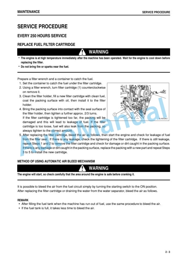 Komatsu D21A-8 Galeo Trimming Dozer Operation and Maintenance Manual PEN00267-00-5
