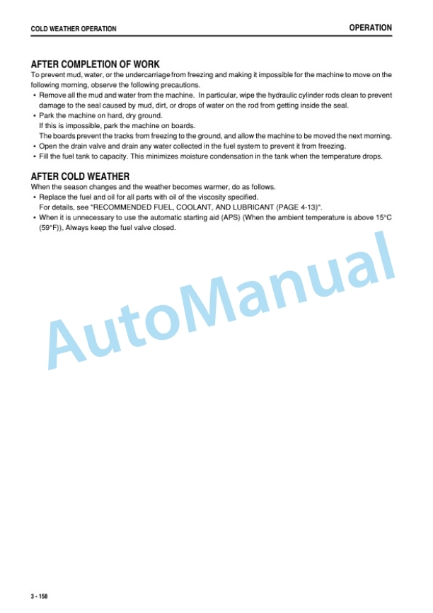 Komatsu D275A-5R Bull Dozer Operation and Maintenance Manual PEN01260-06-4
