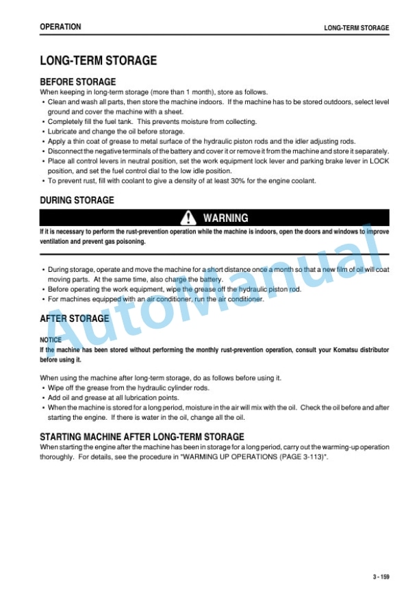 Komatsu D275A-5R Bull Dozer Operation and Maintenance Manual PEN01420-05-4