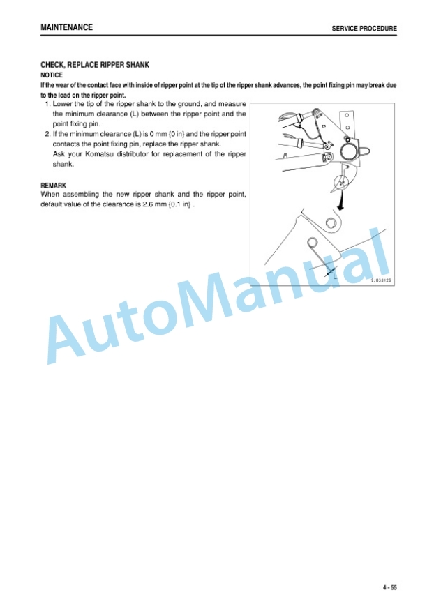 Komatsu D275A-5R Bull Dozer Operation and Maintenance Manual PEN01420-05-5