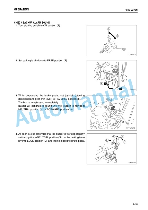 Komatsu D275AX-5E0 Bull Dozer Operation and Maintenance Manual PEN01258-05-3