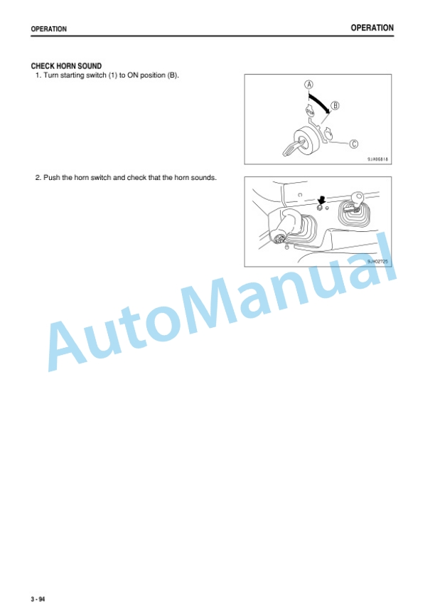 Komatsu D275AX-5E0 Bull Dozer Operation and Maintenance Manual PEN01259-05-3