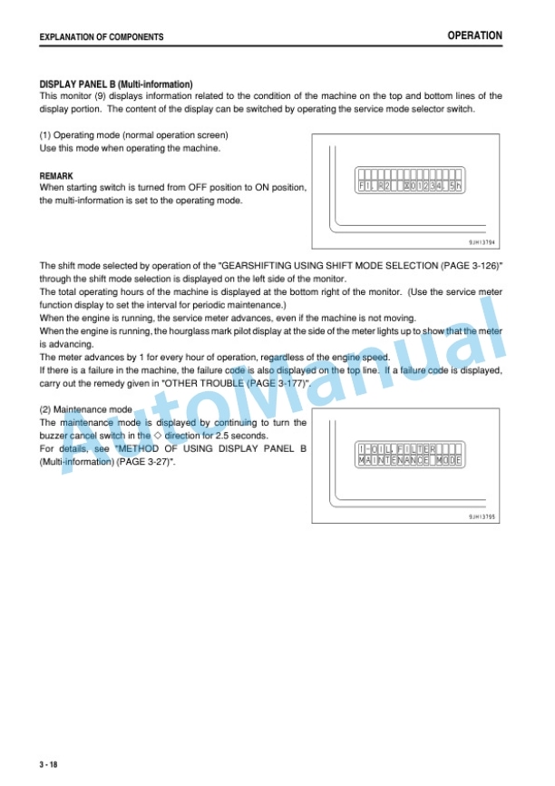 Komatsu D275AX-5E0 Bull Dozer Operation and Maintenance Manual PEN01311-03-2