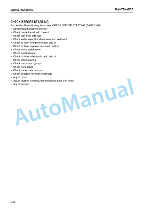 Komatsu D275AX-5E0 Bull Dozer Operation and Maintenance Manual TEN00882-03-5