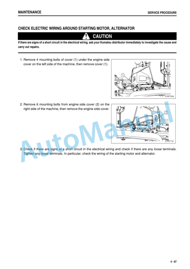 Komatsu D31EX-22, D31PX-22, D37EX-22, D37PX-22 Bull Dozer Operation and Maintenance Manual PEN02122-00-5