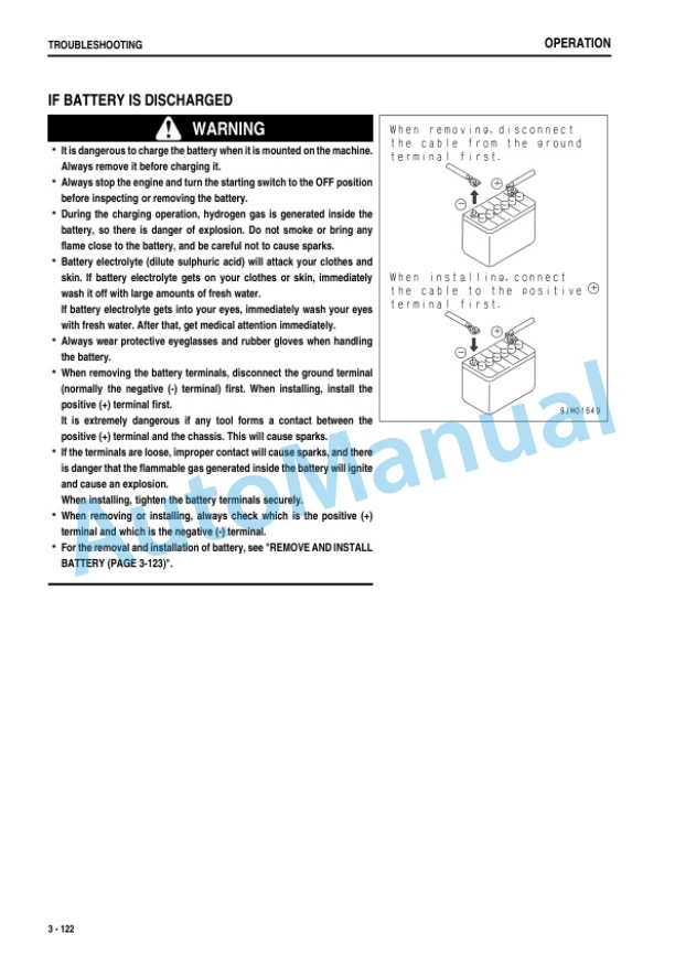 Komatsu D31EX-22, D31PX-22, D37EX-22, D37PX-22 Bull Dozer Operation and Maintenance Manual TEN01155-00-4