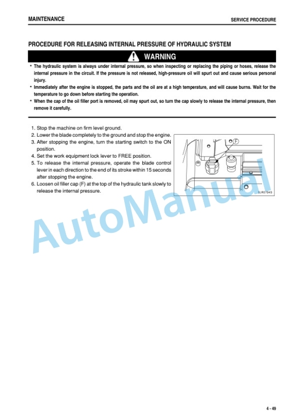 Komatsu D31EX-22, D31PX-22, D37EX-22, D37PX-22 Bull Dozer Operation and Maintenance Manual TEN01155-00-5
