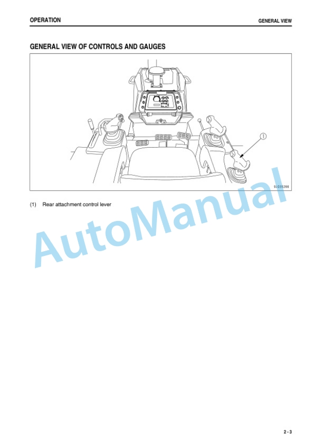 Komatsu D31PLL-21 Bull Dozer Operation and Maintenance Manual PEN00968-00-5
