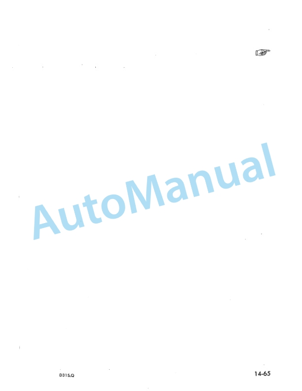 Komatsu D31S-16, D31Q-16 Crawler Dozer Shop Manual SEBM0113B01-2