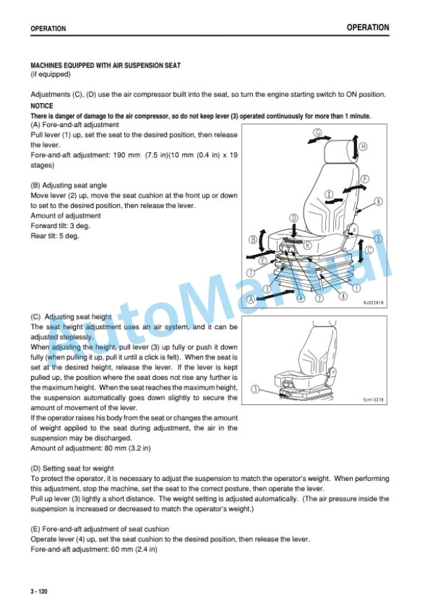 Komatsu D375A-6 Bull Dozer Operation and Maintenance Manual PEN01263-06-3