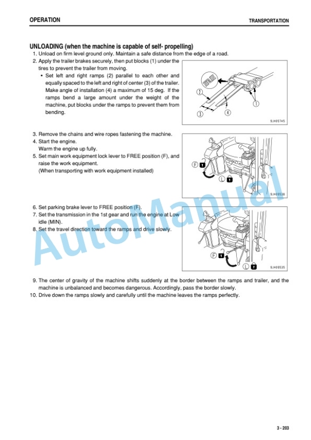 Komatsu D375A-6 Bull Dozer Operation and Maintenance Manual PEN01264-03-4
