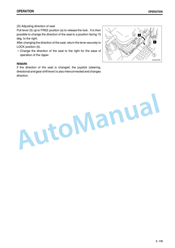 Komatsu D375A-6 Bull Dozer Operation and Maintenance Manual PEN01264-06-3