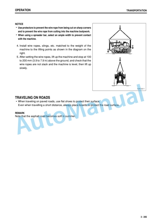 Komatsu D375A-6 Bull Dozer Operation and Maintenance Manual PEN01264-06-4