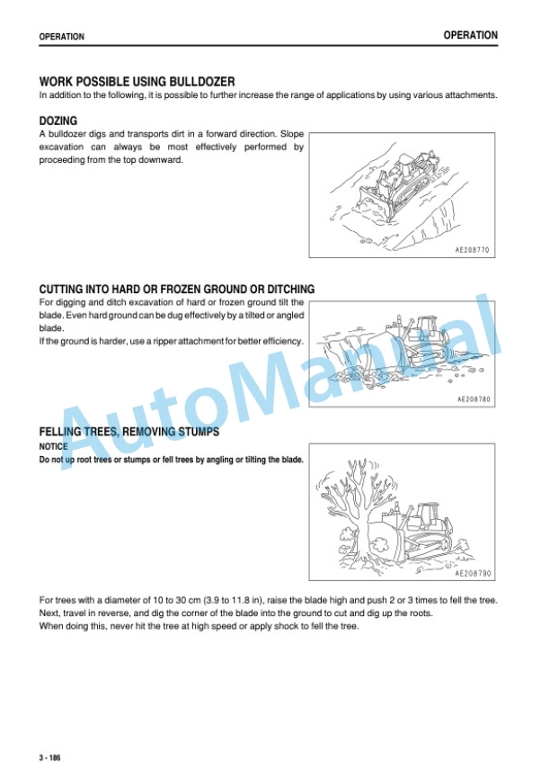 Komatsu D375A-6 Bull Dozer Operation and Maintenance Manual PEN01439-05-4