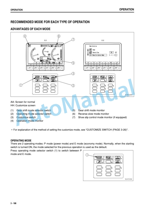 Komatsu D375A-6 Bull Dozer Operation and Maintenance Manual PEN01439-07-4