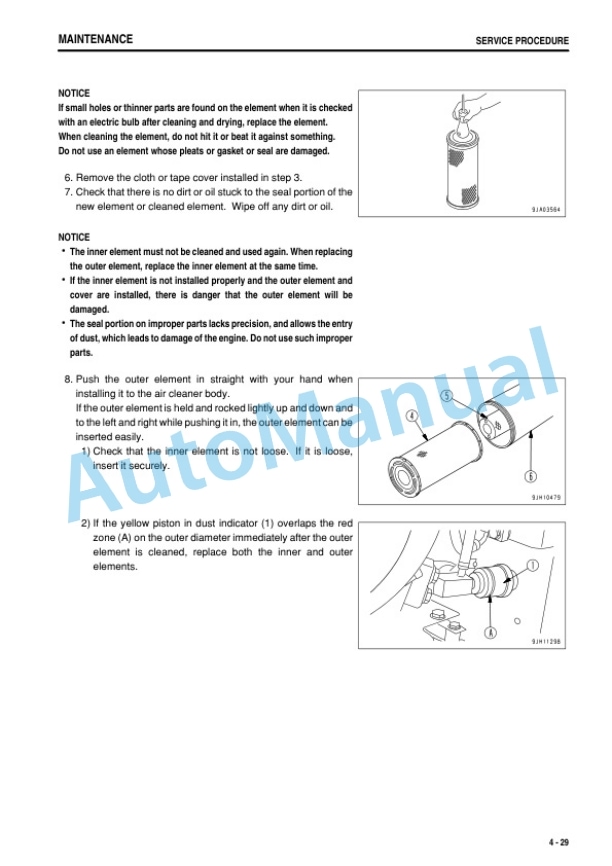 Komatsu D375A-6 Bull Dozer Operation and Maintenance Manual PEN01439-07-5
