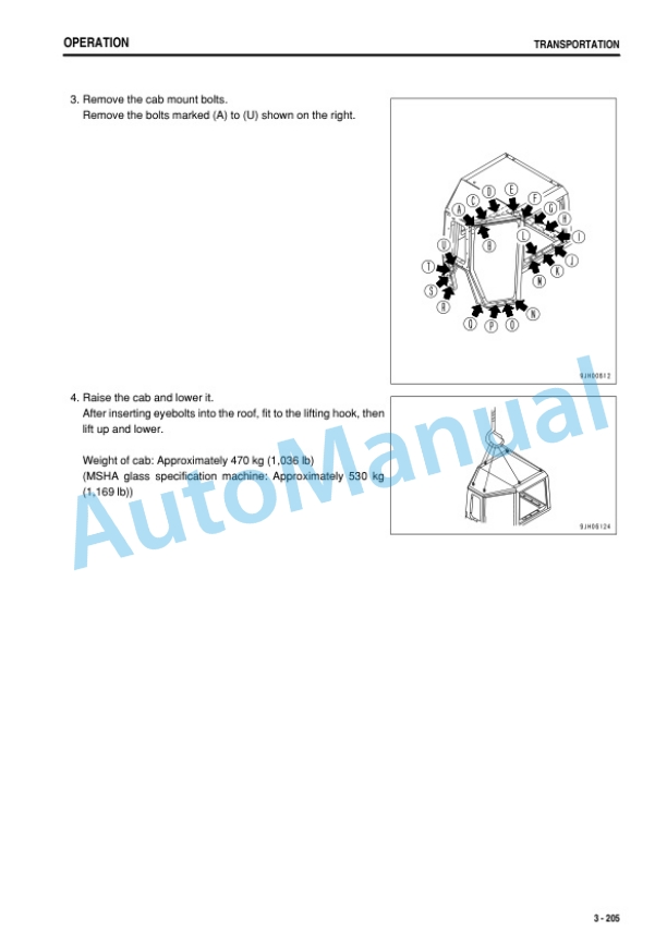 Komatsu D375A-6 Bull Dozer Operation and Maintenance Manual TEN00883-05-4