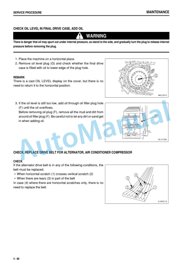 Komatsu D375A-6 Bull Dozer Operation and Maintenance Manual TEN00883-05-5
