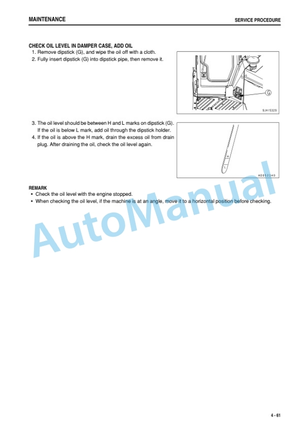 Komatsu D375A-6 Bull Dozer Operation and Maintenance Manual TEN00884-04-5