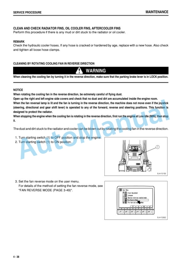 Komatsu D375A-6R Bull Dozer Operation and Maintenance Manual PEN01267-04-5