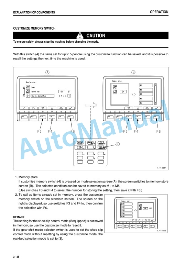 Komatsu D375A-6R Bull Dozer Operation and Maintenance Manual PEN01267-05-2