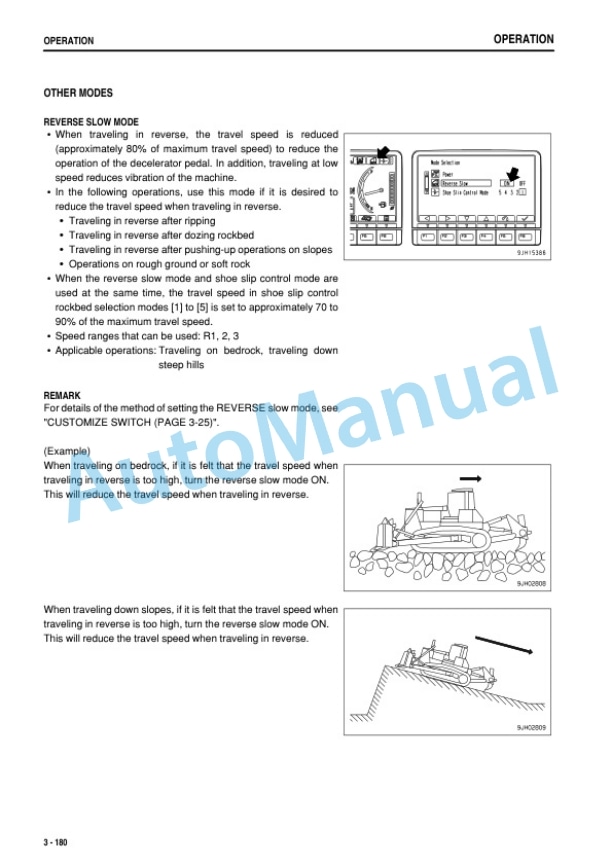 Komatsu D375A-6R Bull Dozer Operation and Maintenance Manual PEN01268-05-4